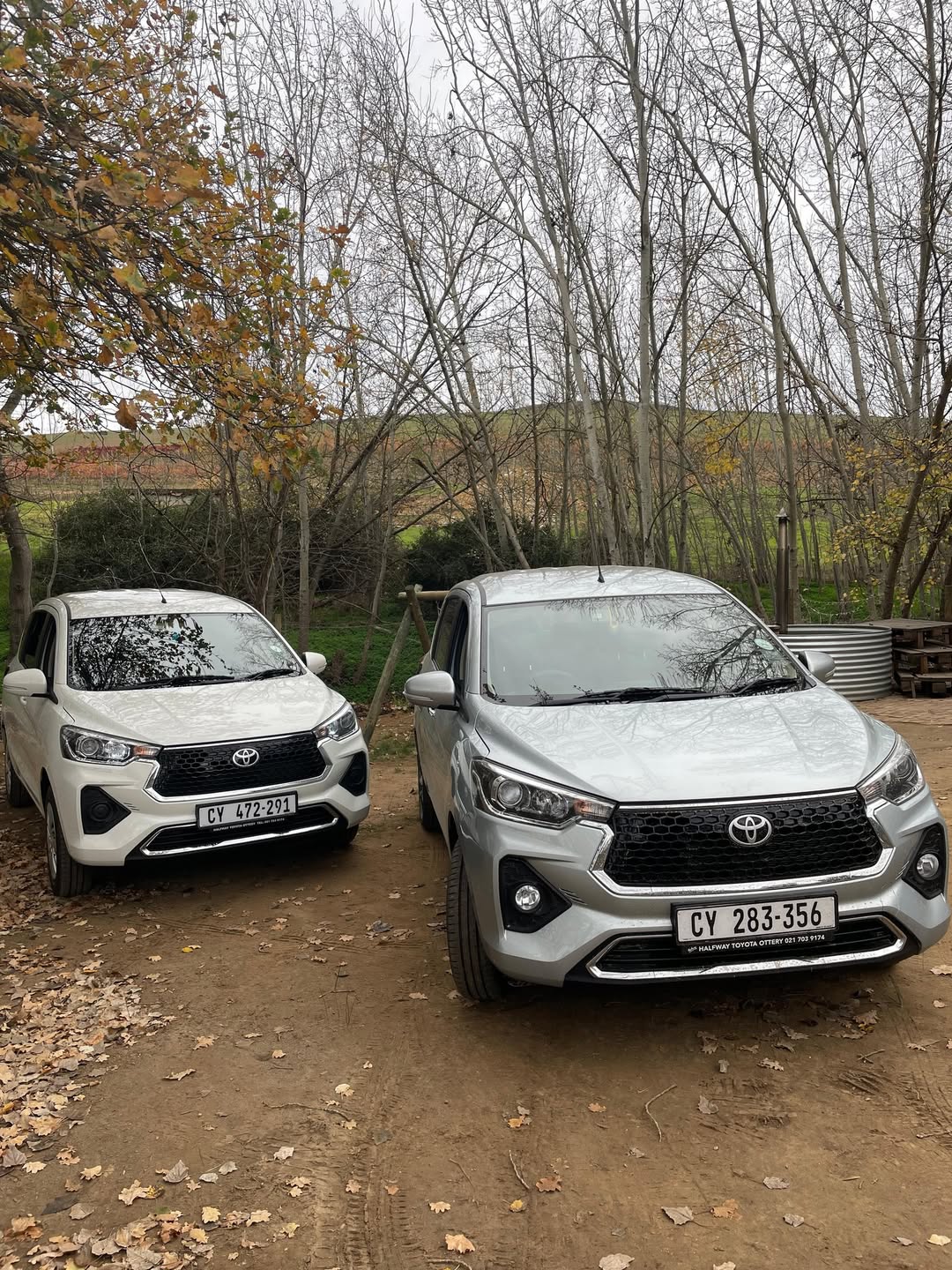 SRJ Toyota Rumion rental fleet